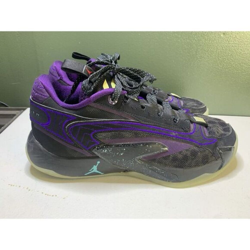 Nike Air Jordan Luka 2 Black Glow Purple Space Hunter Luk.Ai DX8733-001 Sz‎ 8.5